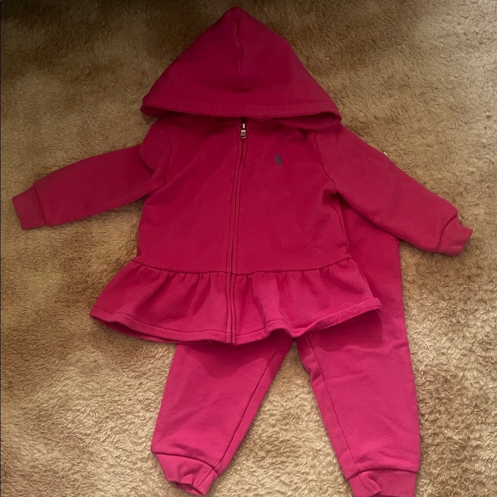 Baby Ralph Lauren Sweatsuit Set.